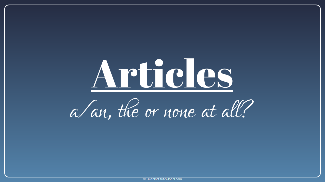 Articles