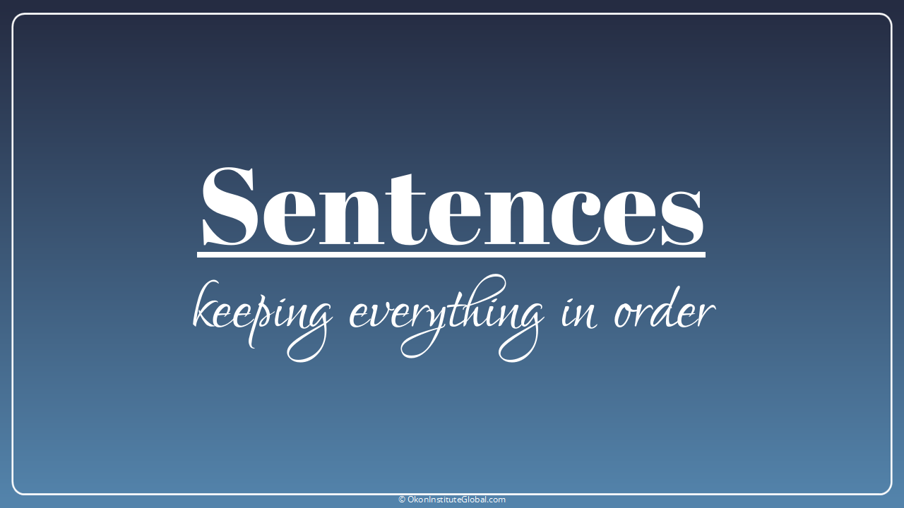 Sentence Structure