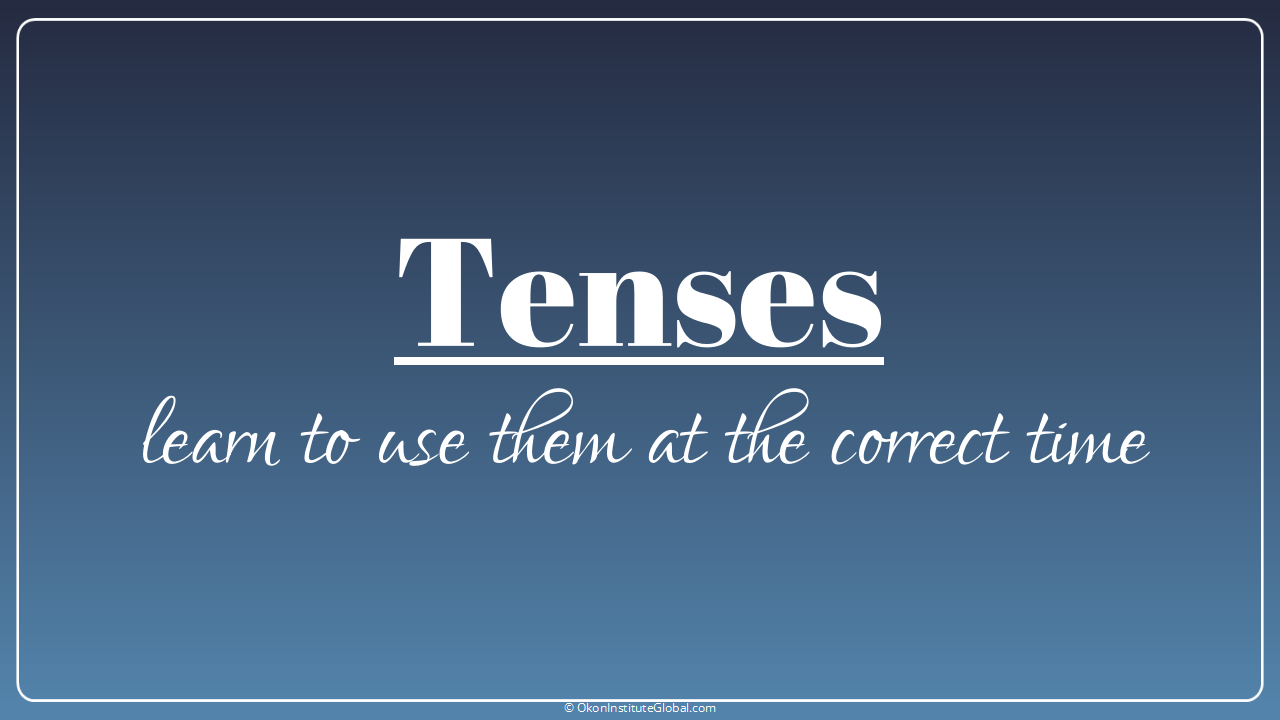 Tenses